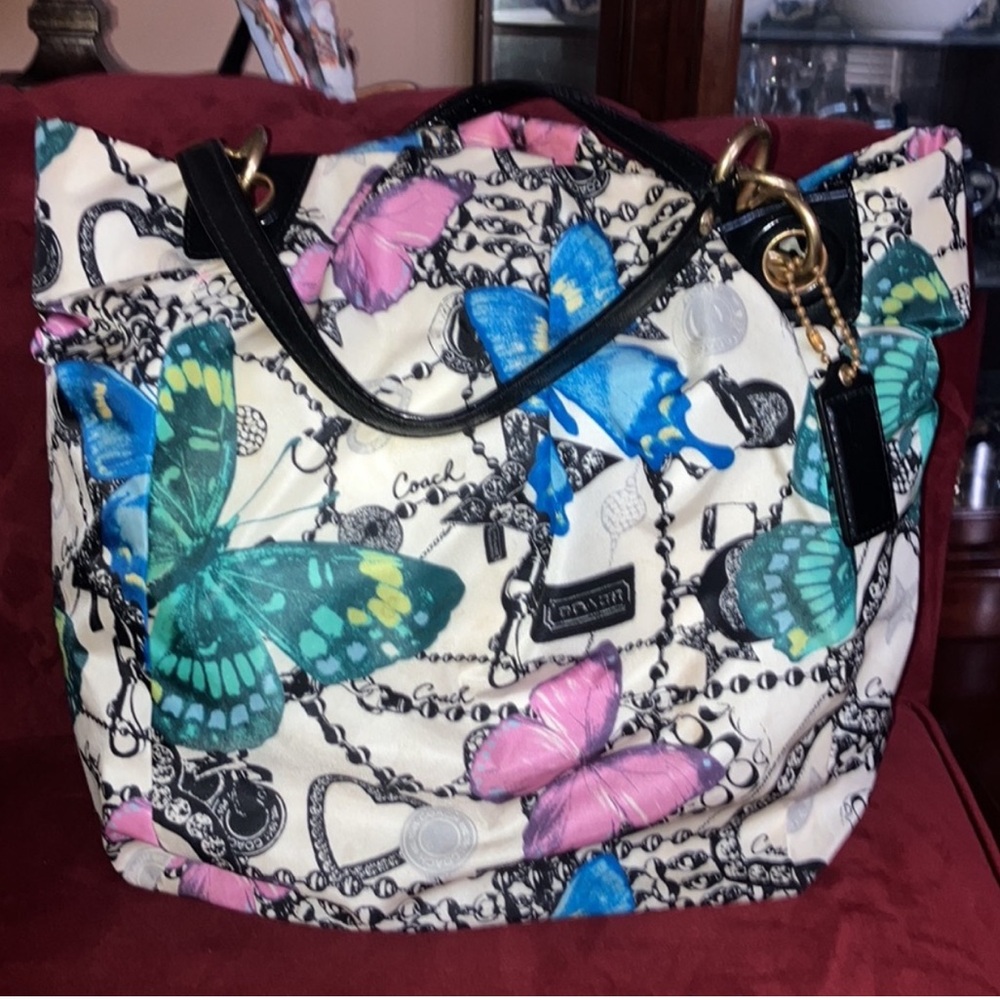 Coach Limited Edition Carly Butterfly XL Tote Bag No. L0893-13415